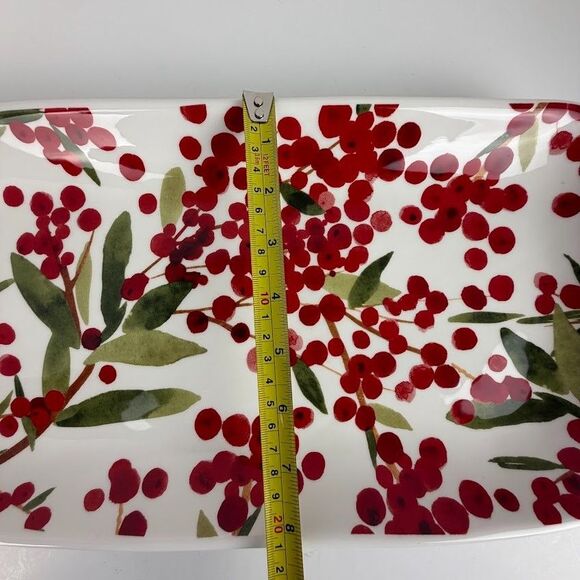 Tag Red Sprig 17" Serving Platter, EUC - Picture 6 of 7